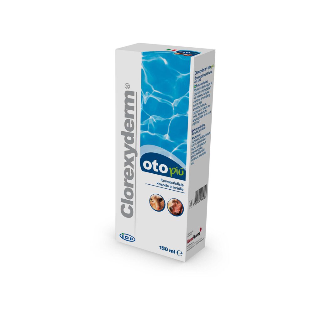 CLOREXYDERM Oto piu korvapuhdiste koirille ja kissoille 150 ml