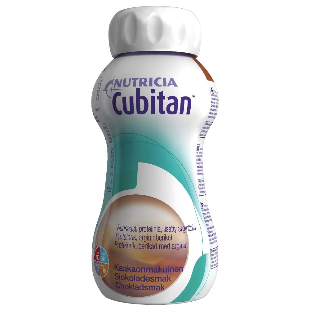 CUBITAN Kaakao painehaavojen ja kroonisten haavojen ravitsemushoitoon 200 ml