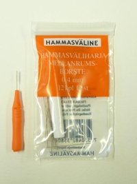 DOFT HAMMASVÄLIHARJA 0.4 MM ORANSSI 12 KAPPALETTA