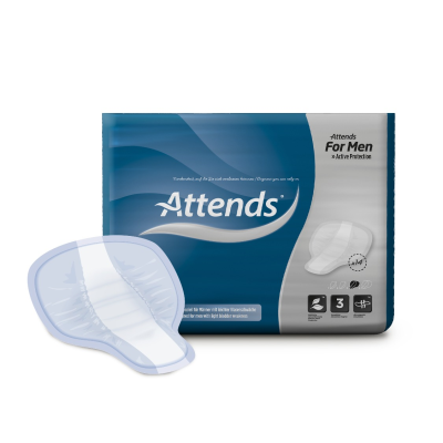 ATTENDS FOR MEN 3 TIPPASUOJA 14 KPL
