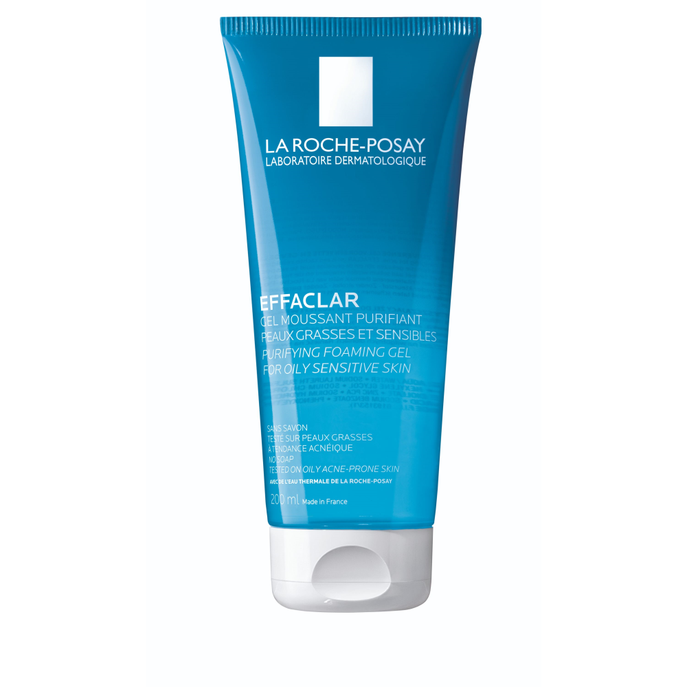 LA ROCHE-POSAY EFFACLAR PUHDISTUSGEELI RASVOITTUVALLE JA EPÄPUHTAALLE IHOLLE 200 ML