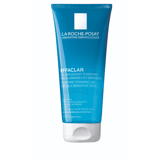 LA ROCHE-POSAY EFFACLAR PUHDISTUSGEELI RASVOITTUVALLE JA EPÄPUHTAALLE IHOLLE 200 ML