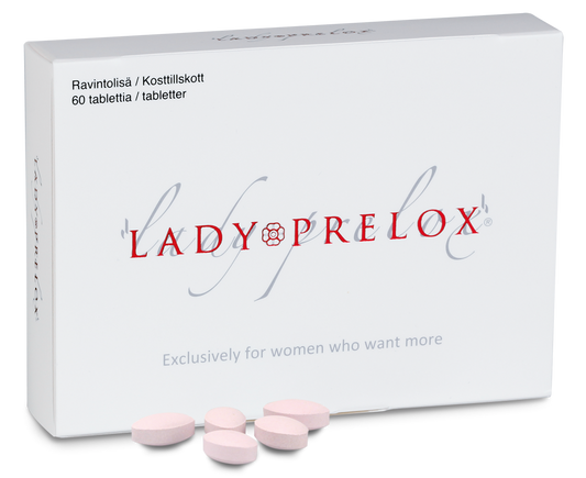 LADY PRELOX RAVINTOLISÄ AIKUISELLE NAISELLE 60 TABLETTIA