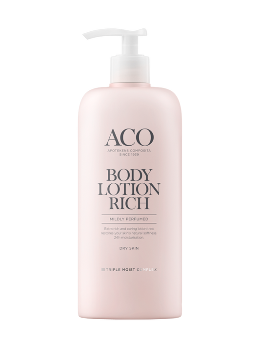 ACO BODY LOTION RICH VARTALOVOIDE KUIVALLE IHOLLE HAJUSTETTU 400ML