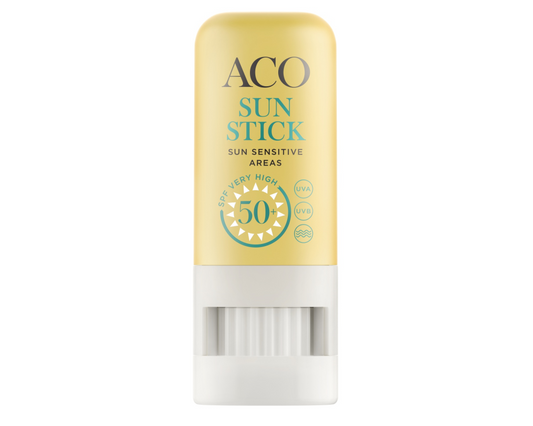 ACO SUN STICK SPF50+ AURINKOSUOJAPUIKKO HAJUSTEETON 8 G