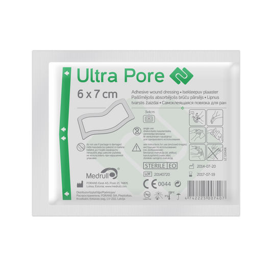 MEDRULL ULTRA PORE KIINNITTYVÄ SIDOS 6X7CM 1 KPL
