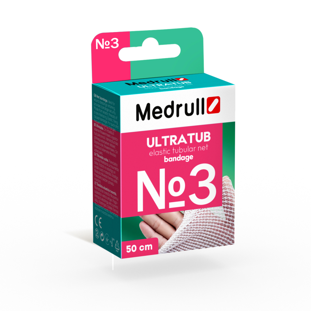 MEDRULL ULTRATUB JOUSTAVA PUTKISIDE NRO 3 KÄSIVARTEEN, SÄÄREEN, POLVEEN 2,3CMX50CM 1 KAPPALE