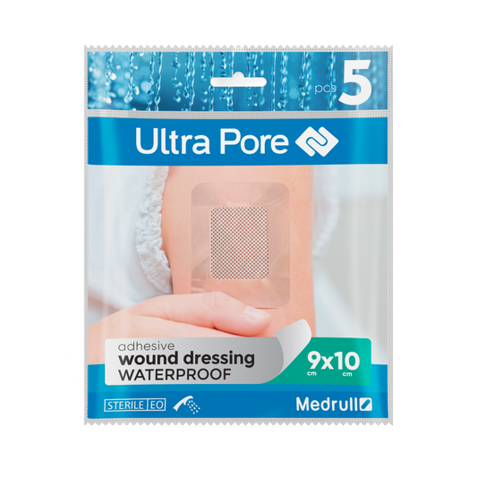 MEDRULL ULTRA PORE VEDENPITÄVÄ SIDOS 9X10CM, 5 KAPPALETTA