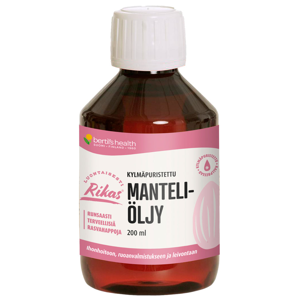 RIKAS Manteliöljy kylmäpuristettu 200 ml