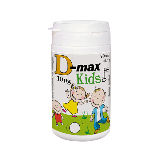 D-MAX 10 MIKROG KIDS 90 TABLETTIA