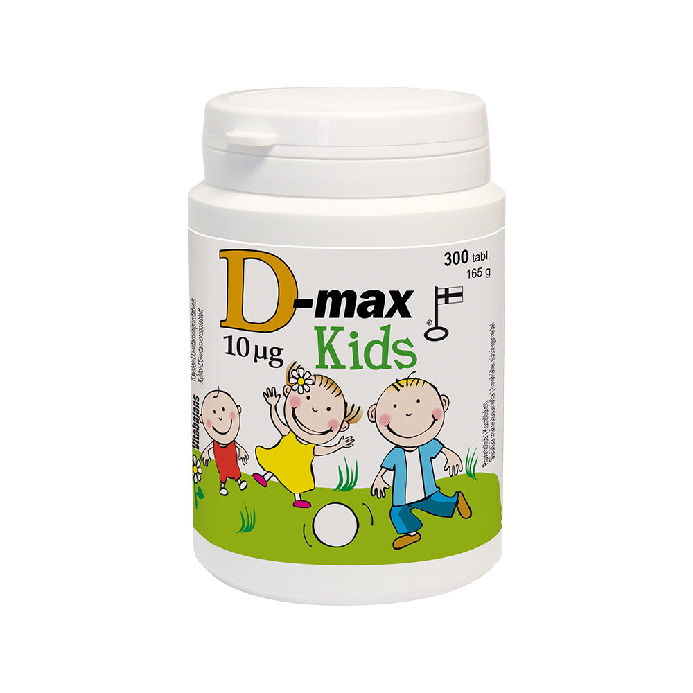 D-MAX 10 MIKROG KIDS 300 TABLETTIA 