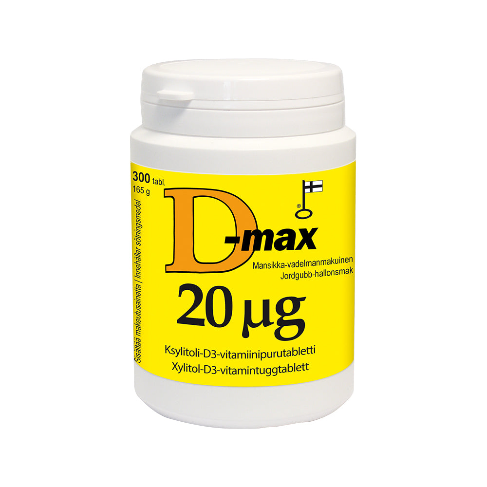 D-MAX 20 MIKROG 300 TABLETTIA