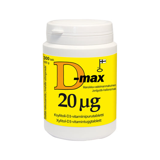 D-MAX 20 MIKROG 300 TABLETTIA