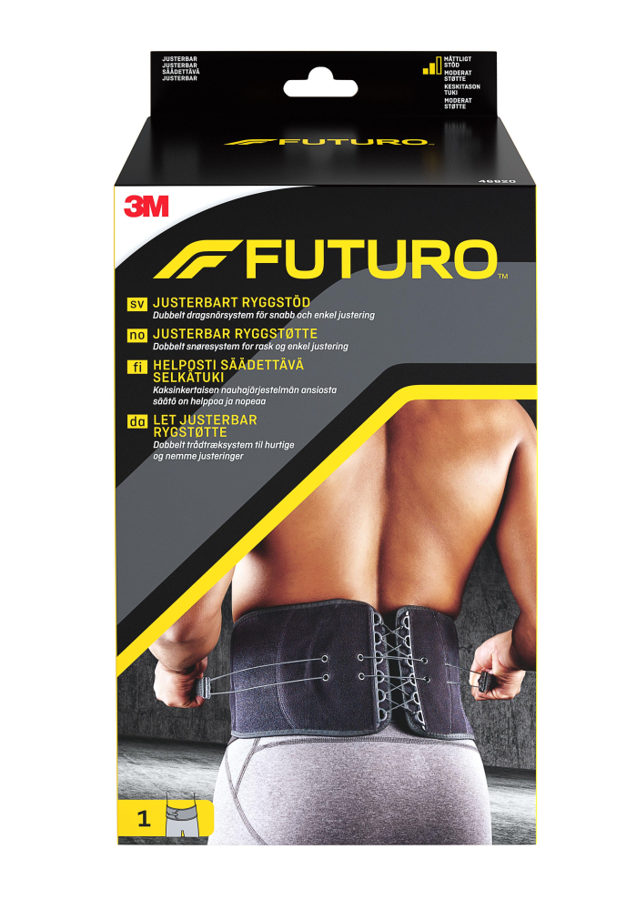 FUTURO 46820 SELKÄTUKI SÄÄDETTÄVÄ 1 KPL