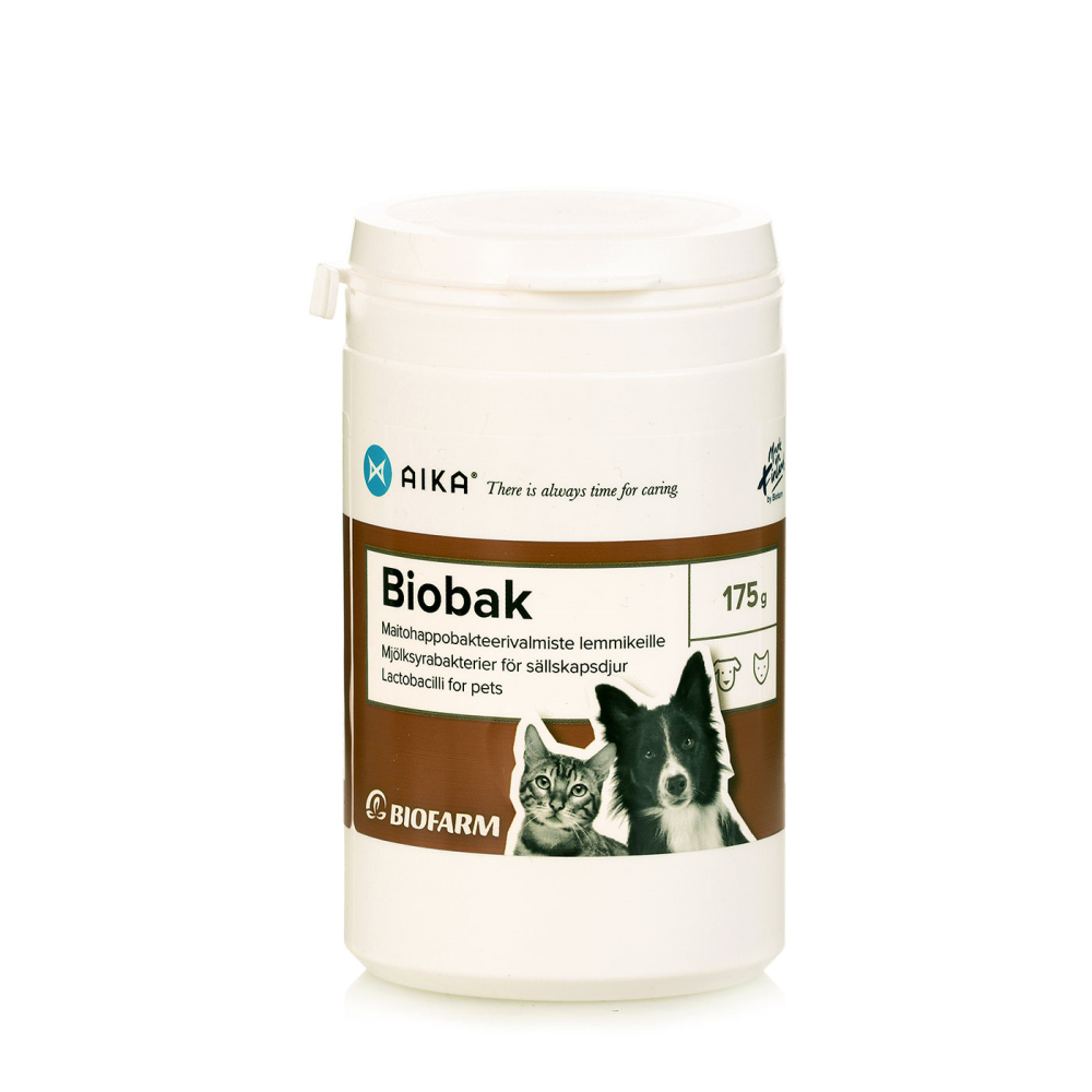 AIKA BIOBAK MAITOHAPPOBAKTEERI ELÄIMILLE 175 G