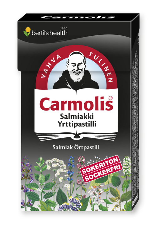CARMOLIS YRTTIPASTILLI SALMIAKKI 45 G