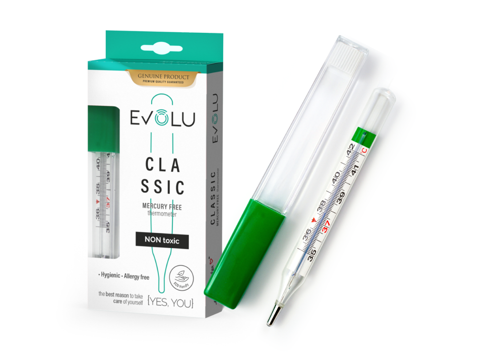 EVOLU CLASSIC ELOHOPEATON KUUMEMITTARI 1 KPL