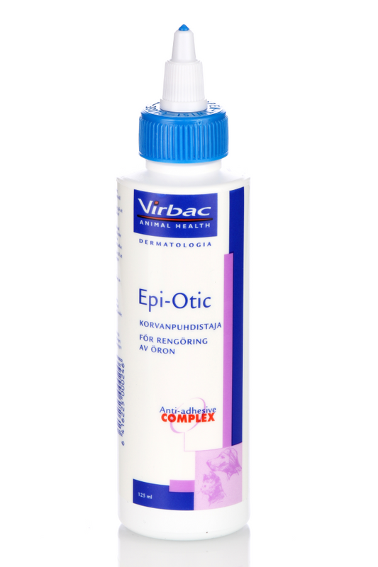 EPI-OTIC VET KOIRIEN JA KISSOJEN KORVIEN PUHDISTUKSEEN 125 ML