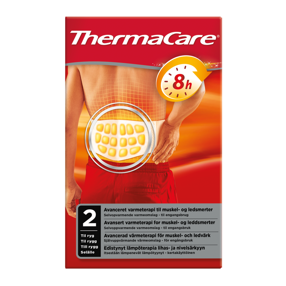 THERMACARE lämpötyyny selälle 2 kpl