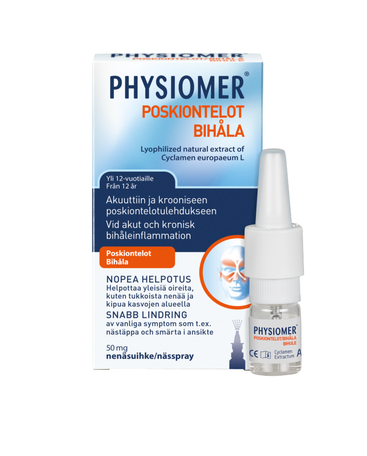 PHYSIOMER Poskiontelot nenäsuiihke
