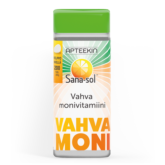 APTEEKIN Sana-sol vahva monivitamiini 200 tabl.