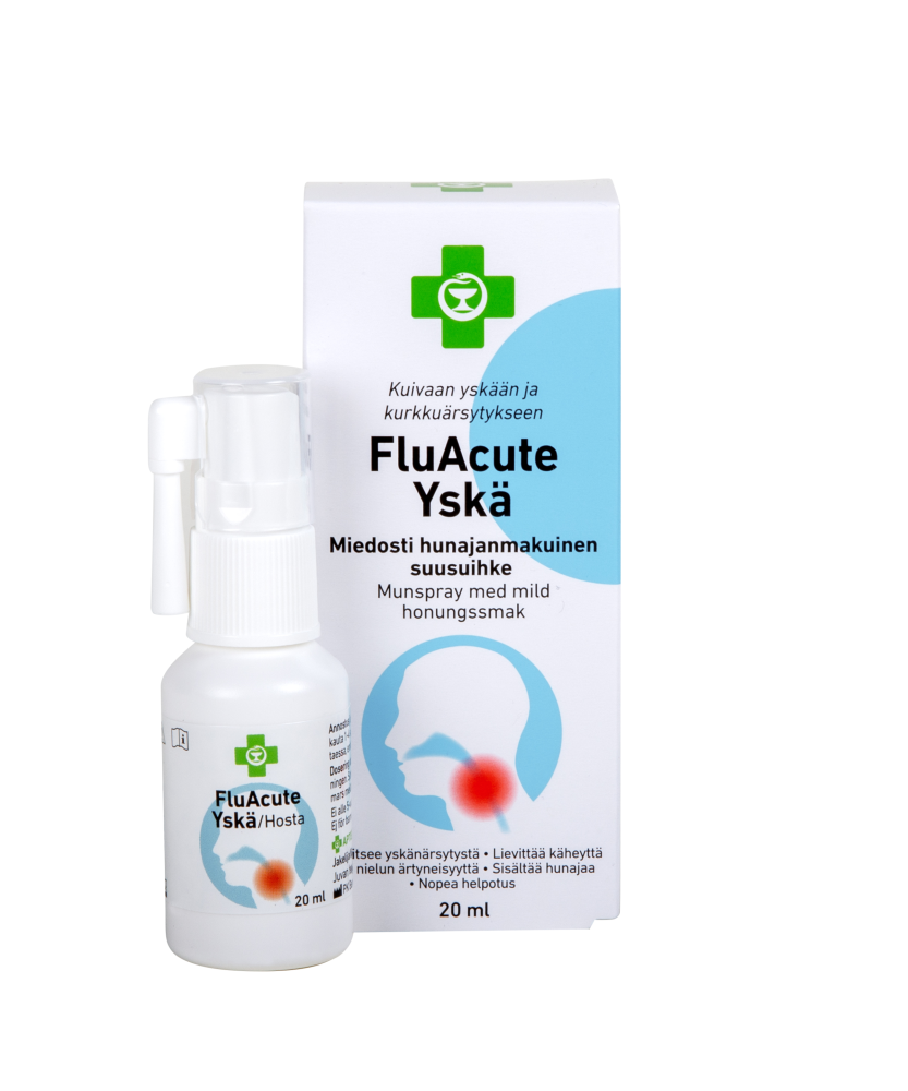 APTEEKKI Fluacute yskä yskänärsytykseen ja käheyteen 20 ml