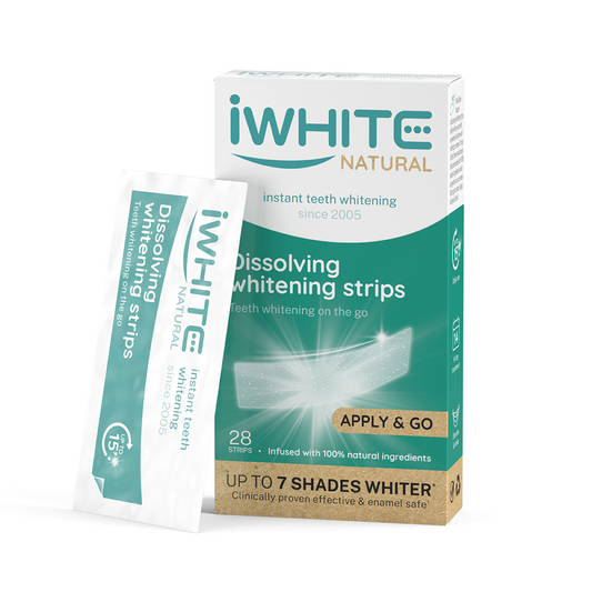 IWHITE Natural valkaisuliuskat hampaille 28 kpl