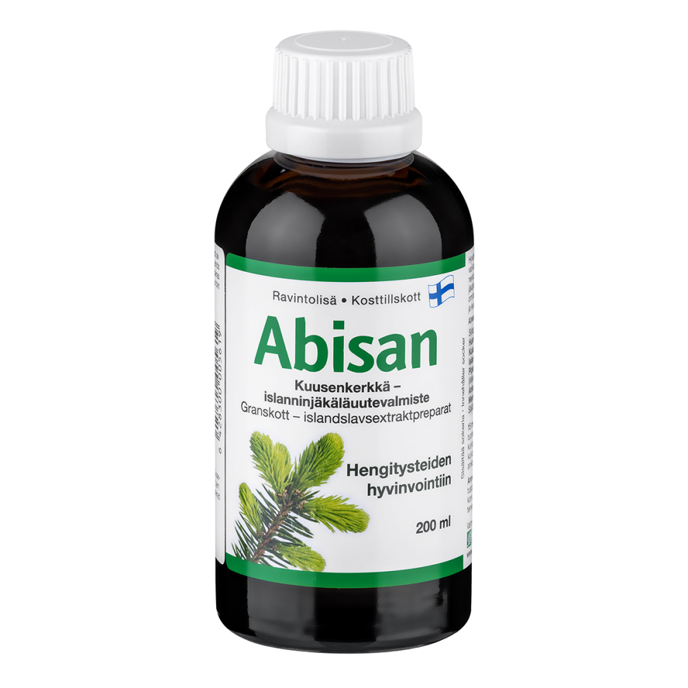 ABISAN kuusenkerkkä- ja islanninjäkäläuutevalmiste 200 ml