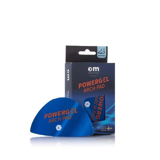 OM Power gel arch pad jalkaholvin tuki, koko M 1 kpl