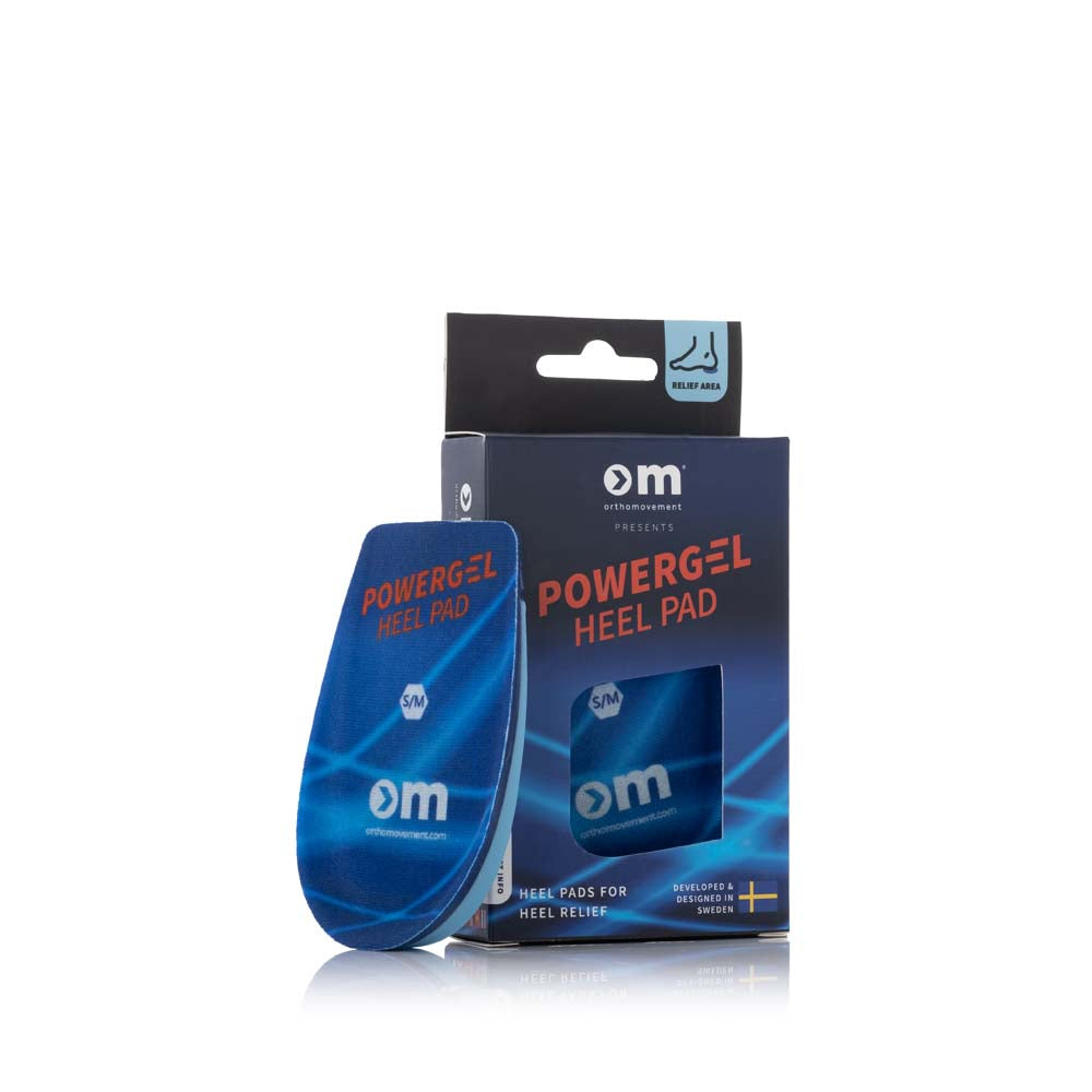 OM Power gel heel pad kantapääkuppi geeli, koko L/XL 1 kpl