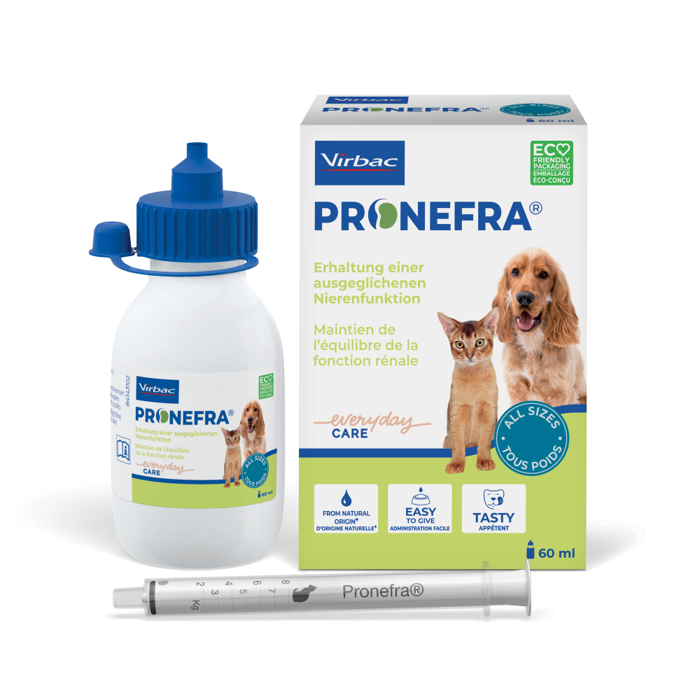 PRONEFRA Täydennysrehu koirille ja kissoille 60 ml