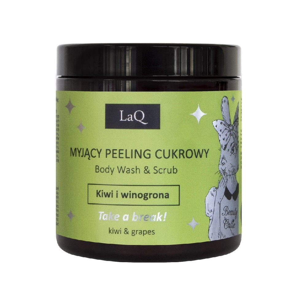 LAQ Bunny Kiwi & Grapes pesu- ja kuorintavaahto 220 g