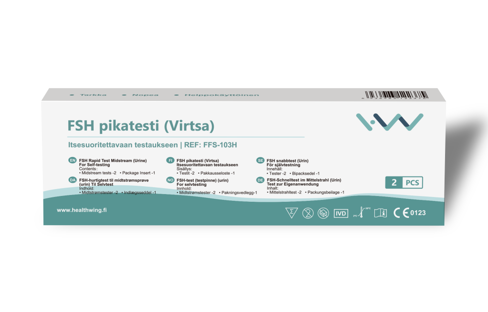 H&W FSH Pikastesti naisten vaihdevuosien havaisemiseen 1 kpl