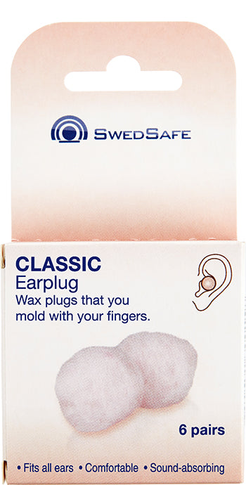 SWEDSAFE Vaha korvatulppa 6 paria