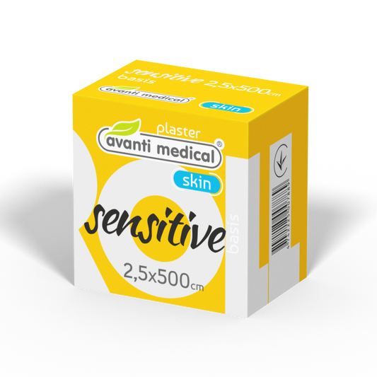 AVANTI Medical ruskea kuituteippi 2,5 cm x 500 cm 1 kpl