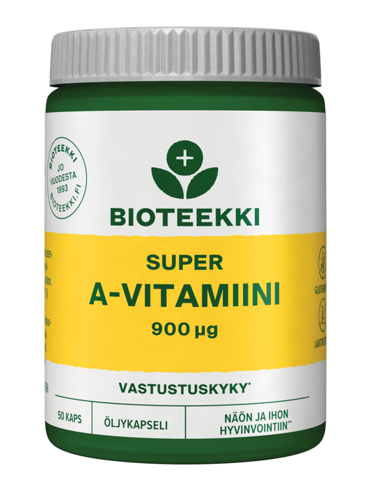 SUPER A-vitamiini 900 ug kapseli 50 kpl