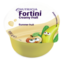 FORTINI CREAMY MULTI FIBRE KESÄHEDELMÄ RAVINTOVALMISTE 4x100 G