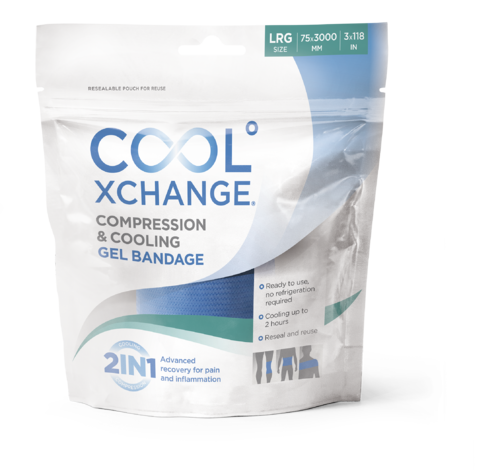 COOLXCHANGE LRG (3M) KOMPRESSIO- JA KYLMÄGEELISIDE 1 KAPPALE