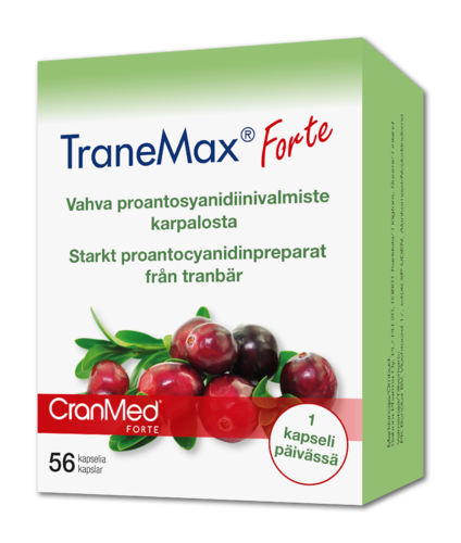 TRANEMAX FORTE PROANTOSYANIDIINIVALMISTE KARPALOSTA 56 KAPSELIA