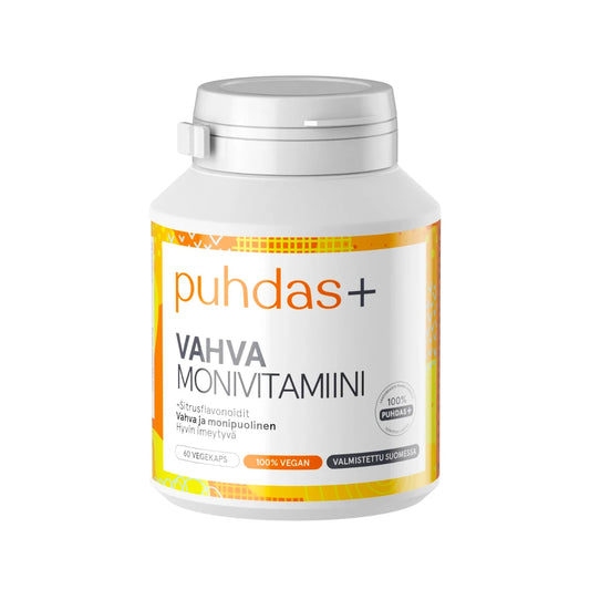 PUHDAS+ Vahva monivitamiini 60 kapselia