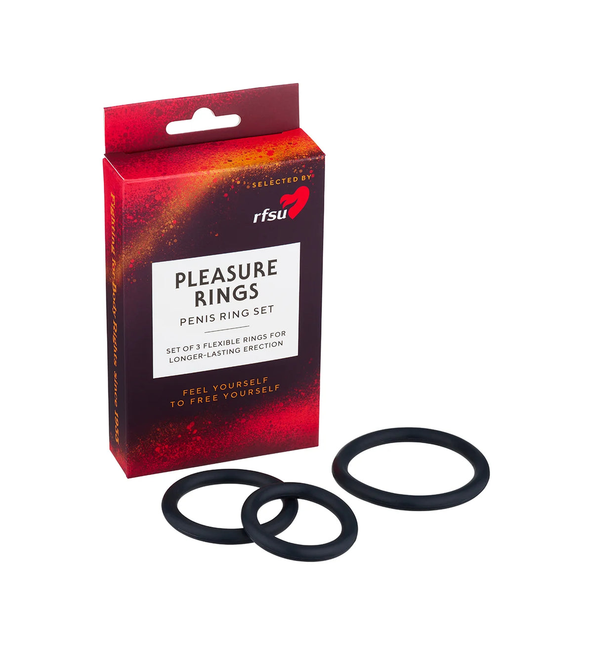 RFSU Pleasure rings penisrengas 3 kpl