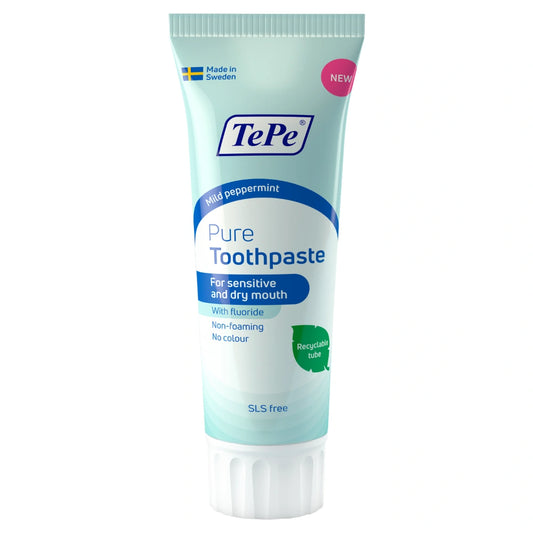 TEPE Pure mieto piparminttu hammastahna kuivalle ja herkälle suulle 75 ml