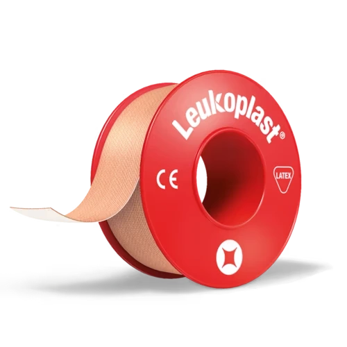 LEUKOPLAST Kiinnitysteippi ruskea suojakotelolla 2,5 cm x  5 m 1 kpl