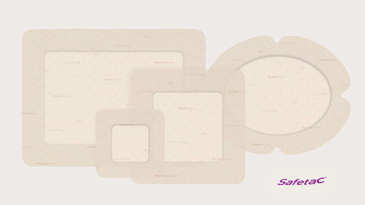MEPILEX Border flex 10 cm x 10 cm 5 kpl